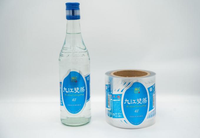 Przejrzystość drukowalna Etykieta butelki wina Niestandardowa etykieta biznesowa naklejka Papier drukowany 1