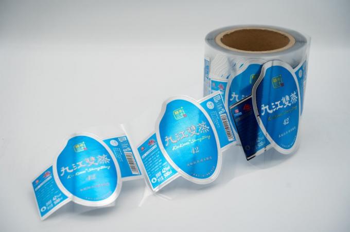 Przejrzystość drukowalna Etykieta butelki wina Niestandardowa etykieta biznesowa naklejka Papier drukowany 3