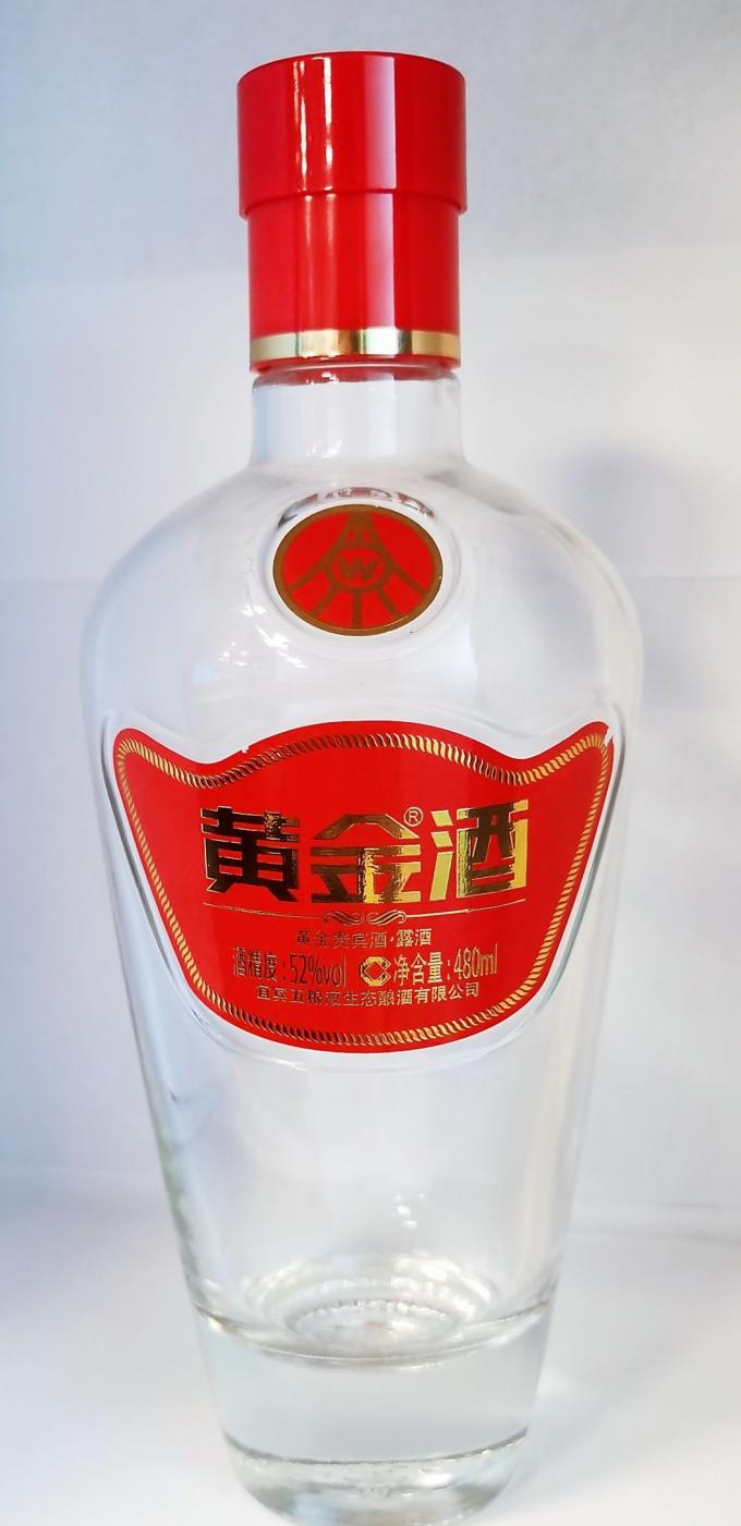 Przejrzystość drukowalna Etykieta butelki wina Niestandardowa etykieta biznesowa naklejka Papier drukowany 6