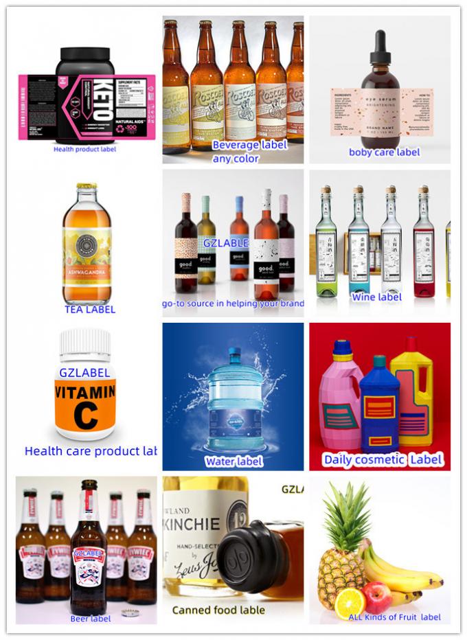 Etykieta na butelkę wina Wodaodporna Etykieta na butelkę wina Samoklejna Etykieta na whisky Winylowa naklejka drukowana 1