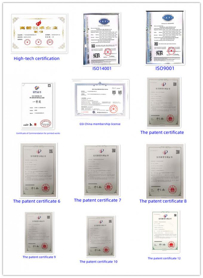 Na zam&oacute;wienie Drukowane etykiety z kurczącym się rękawem Bezpłatny projekt pełna gwarancja 7