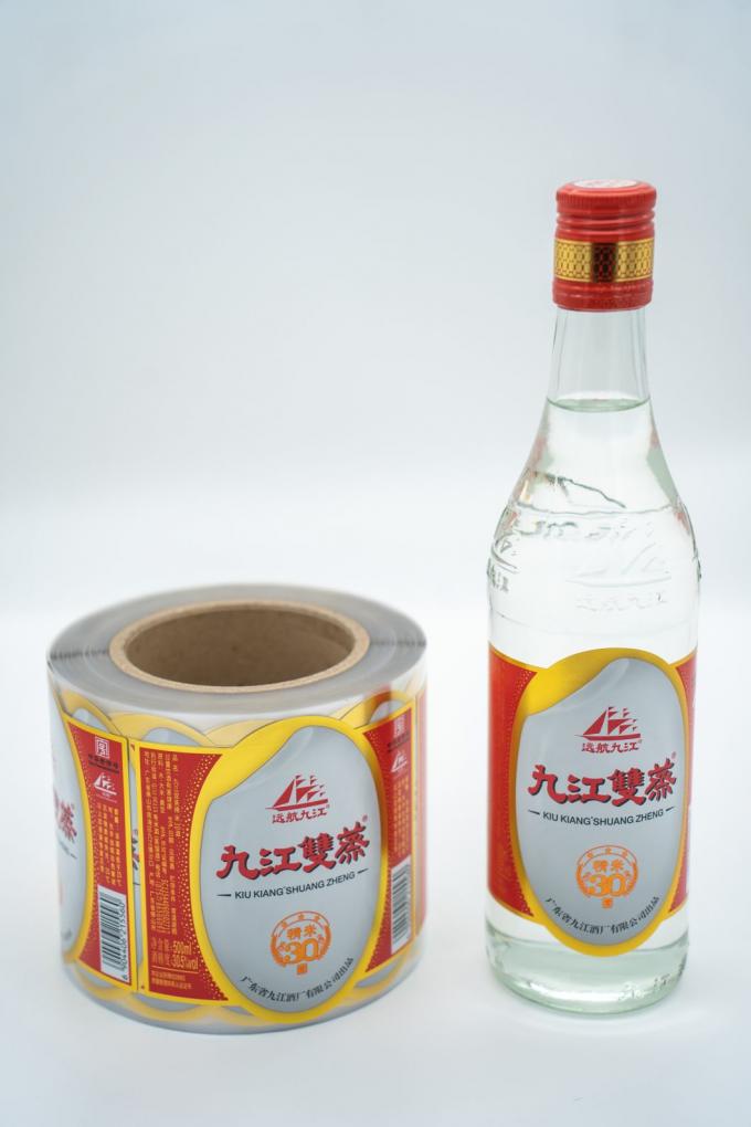 Niestandardowe papierowe naklejki Avery Clear Drukowalne etykiety wodoodporne do butelek 6