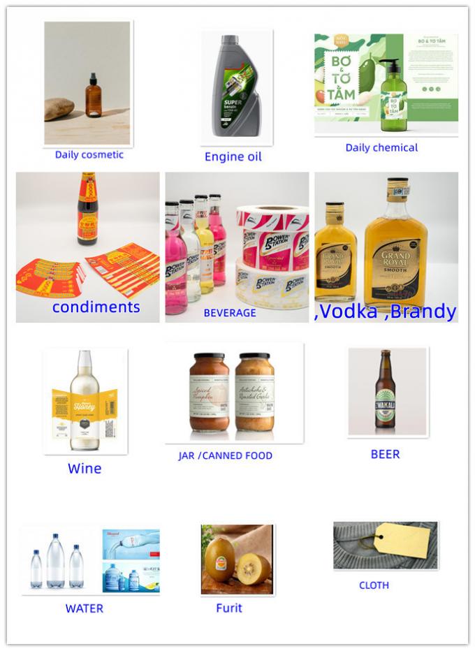 e Niestandardowa Etykieta naklejka wina Proof Clear Bottle Etykiety naklejki 0