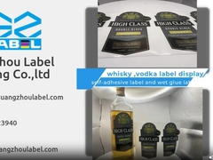 etykieta wina wódki