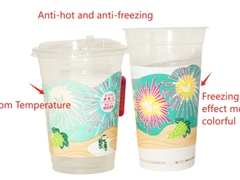 Specjalny atrament, jasnego koloru w przypadku zamarzania