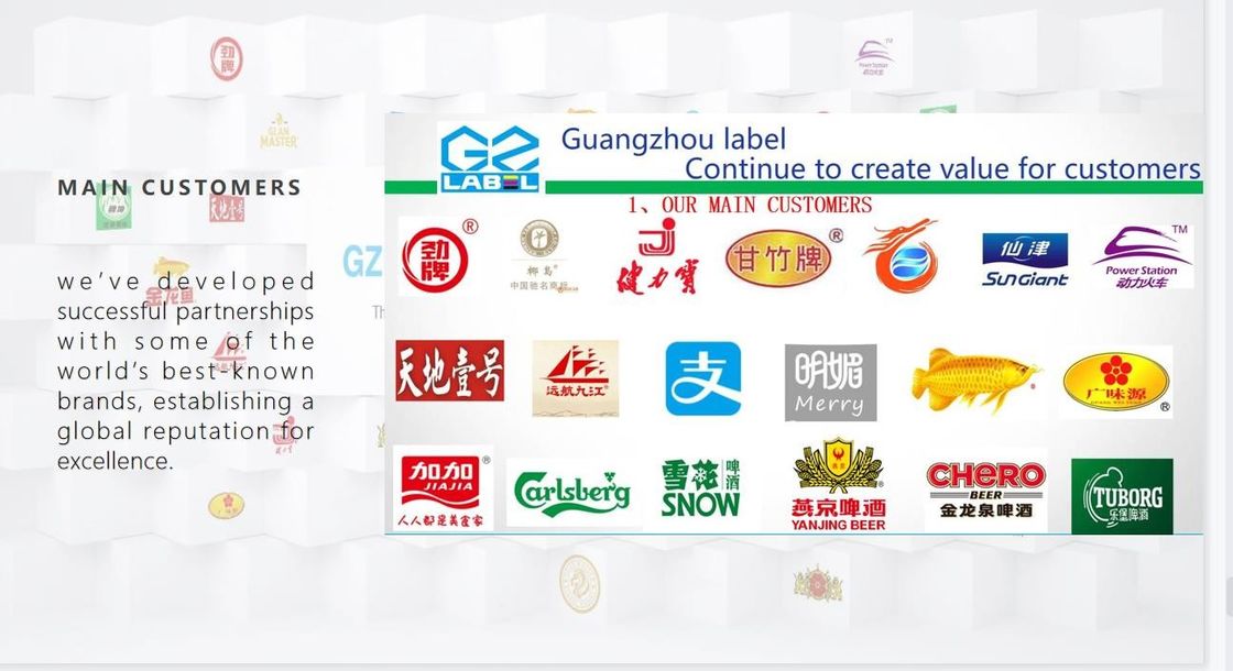 Ekologiczne Klejki Nalepki na etykietę do szklanych butelek i puszek producent nalepek na etykiety