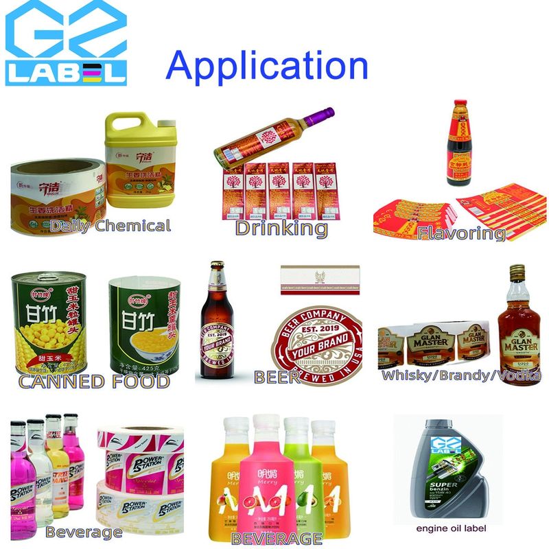 Ekologiczne Klejki Nalepki na etykietę do szklanych butelek i puszek producent nalepek na etykiety