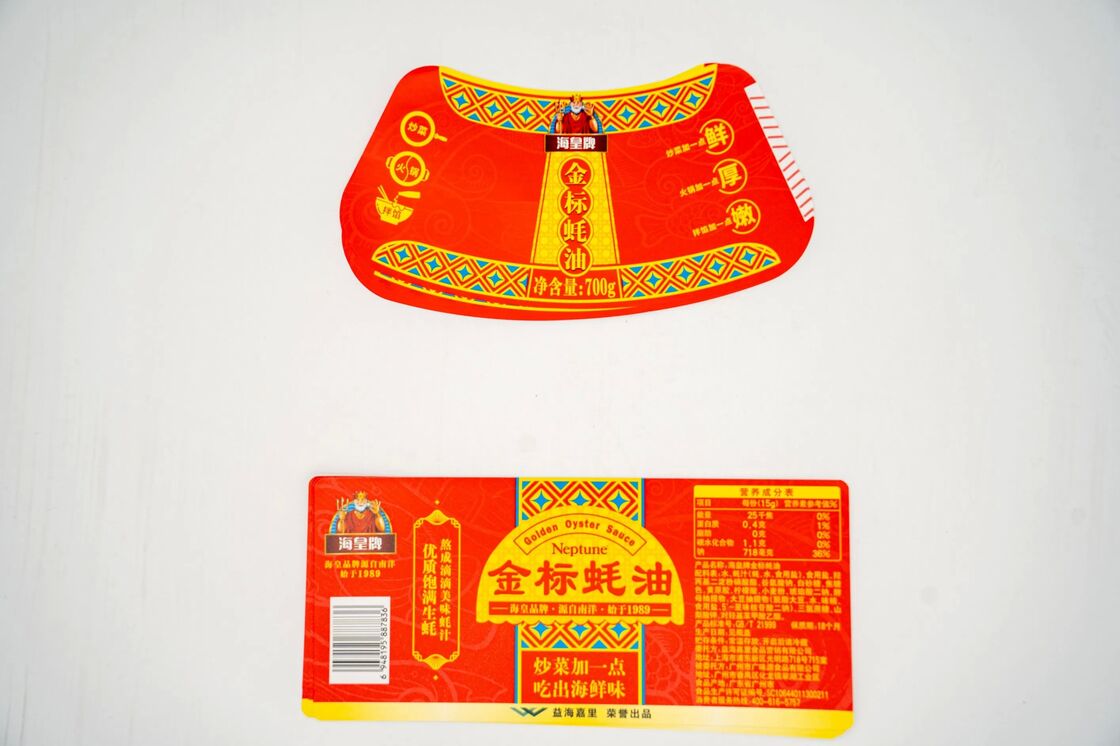 Samoprzylepna, indywidualna naklejka na etykietach dla różnych produktów