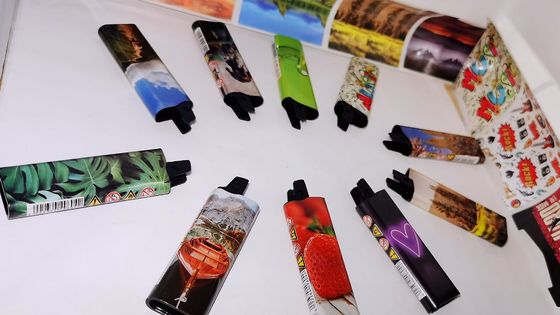 Wodoszczelne etykiety nazwa Drukowanie naklejki Winyl wycięcie klejące etykiety